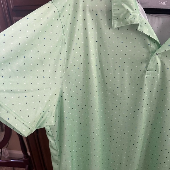 Izod Men's Mint Green Polo Shirt - Picture 4 of 10